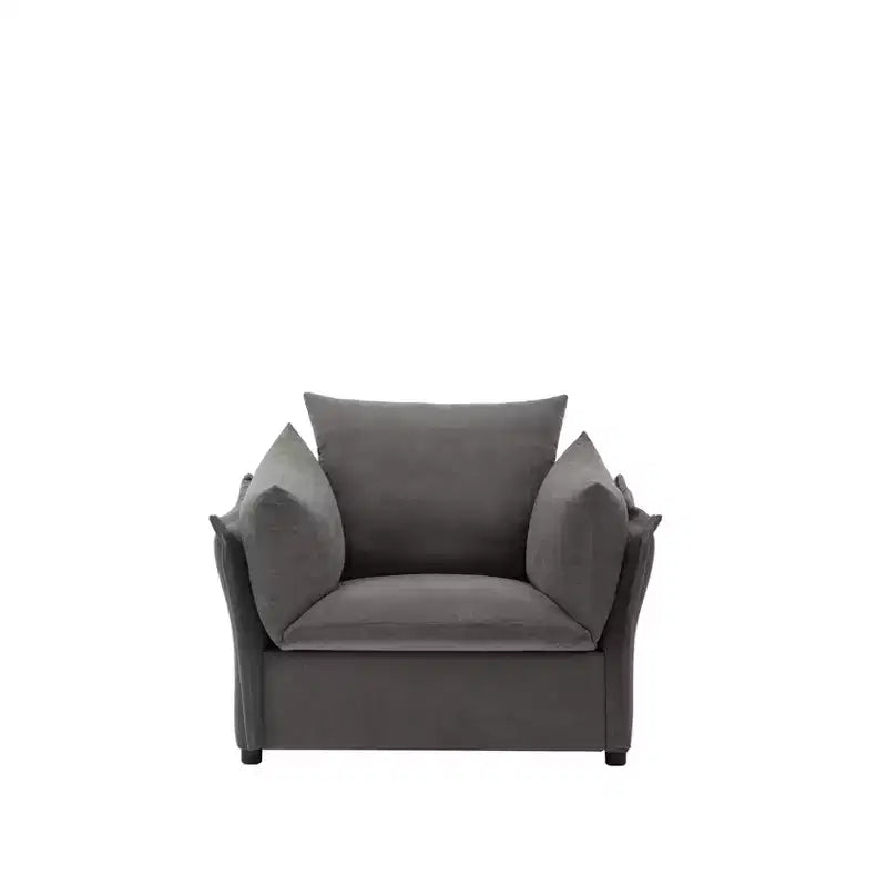 Chenille Oversized Accent Chair, Modern and Comfy