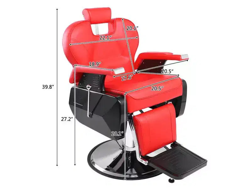 Classical Style Heavy Duty Hydraulic Reclining Barber Chair