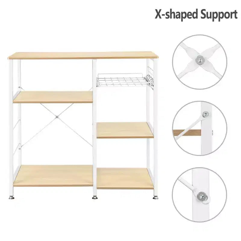 3-Tier Kitchen Baker's Rack Utility Microwave Oven Stand
