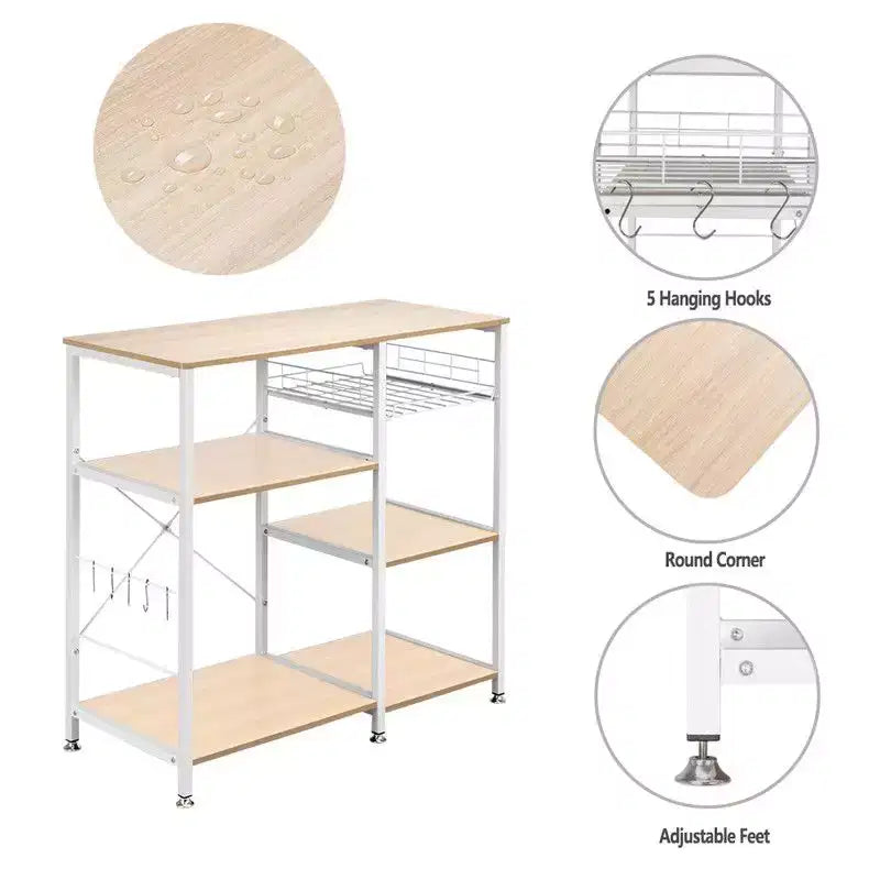3-Tier Kitchen Baker's Rack Utility Microwave Oven Stand