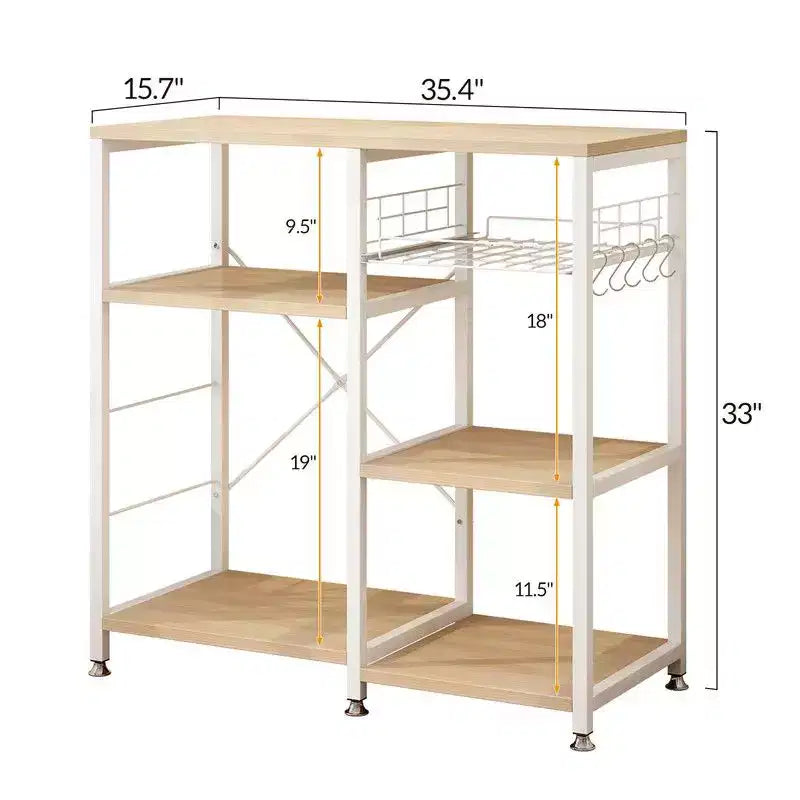 3-Tier Kitchen Baker's Rack Utility Microwave Oven Stand
