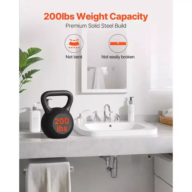 T Shelf Brackets, Set of 2, 200 lbs Capacity, Solid Steel, Black, 12x2.89x12"