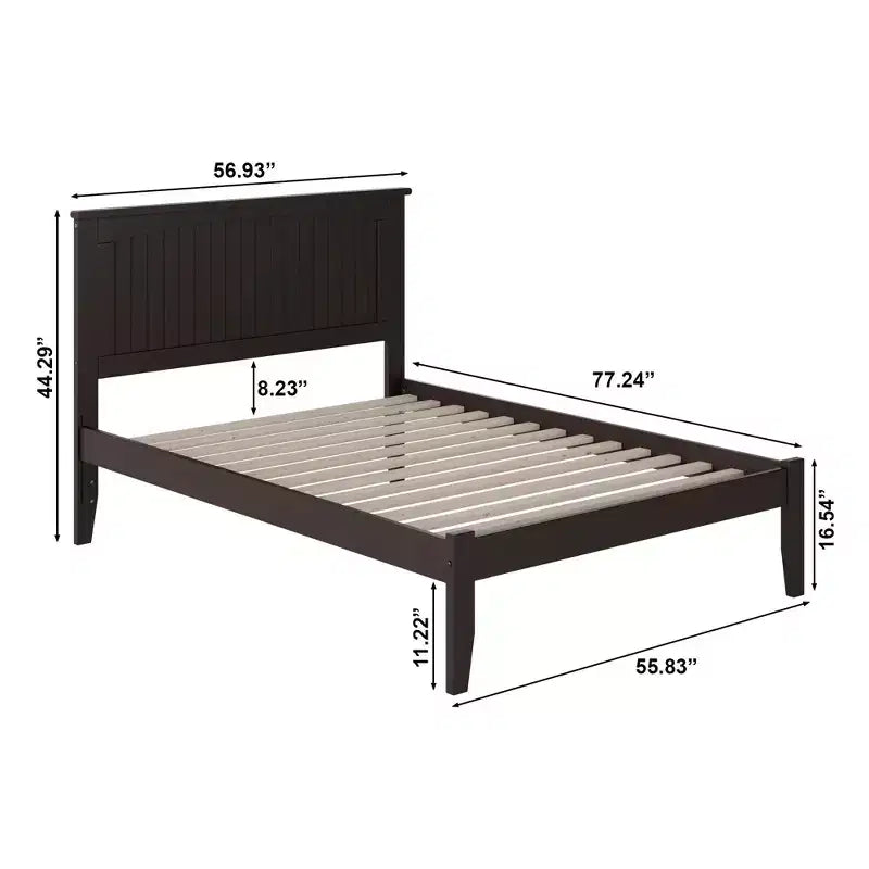 Freestanding Headboard with Bed Frame