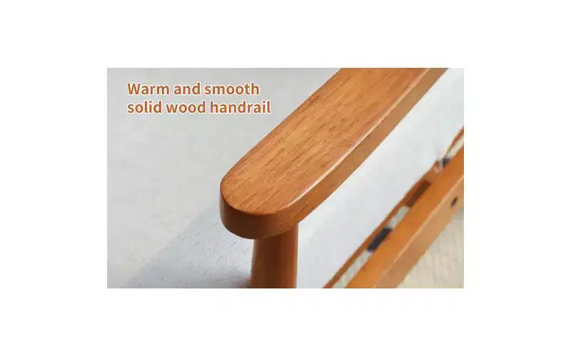 Modern Accent Chair with Solid Wood Frame and Plush Fabric Cushion