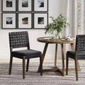Faux Leather Dining Chair Black