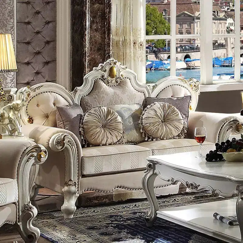 Picardy Sofa Antique Pearl