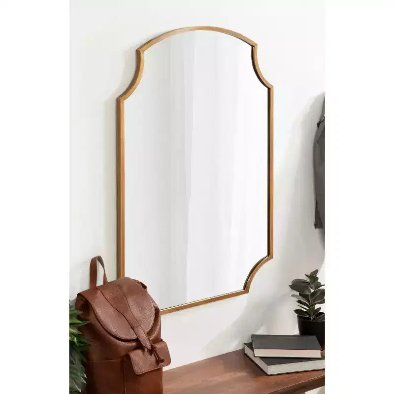 Carlow Framed Wall Mirror, 30x20, Plastic Frame