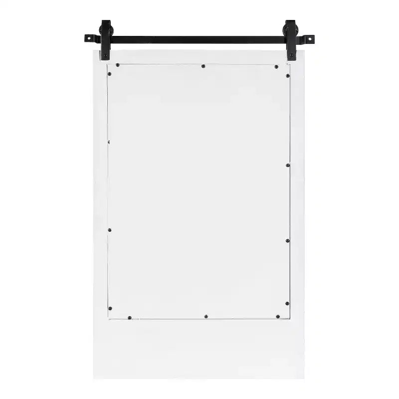 Functional Wall Mirror, 18x28, Wood Frame