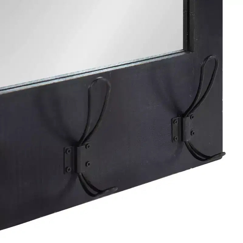 Functional Wall Mirror, 18x28, Wood Frame