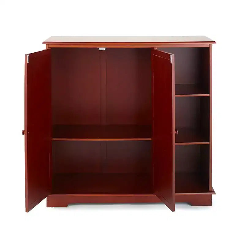 Lakeside Collection Beadboard Buffet Cabinet - Sideboard with Storage