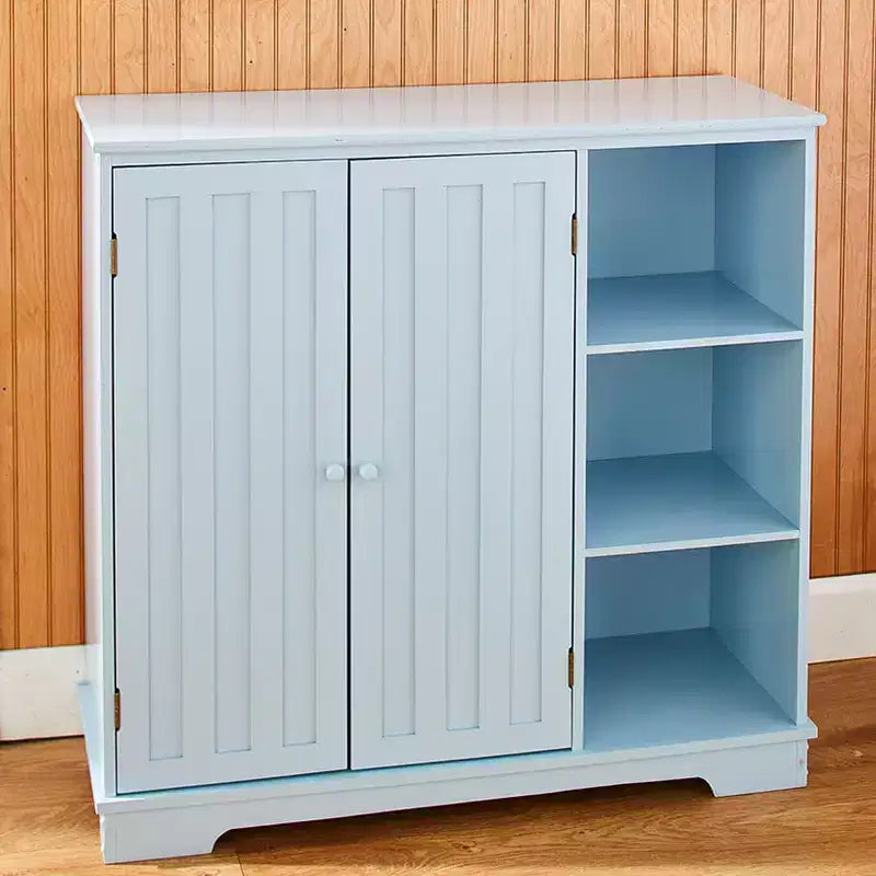 Lakeside Collection Beadboard Buffet Cabinet - Sideboard with Storage