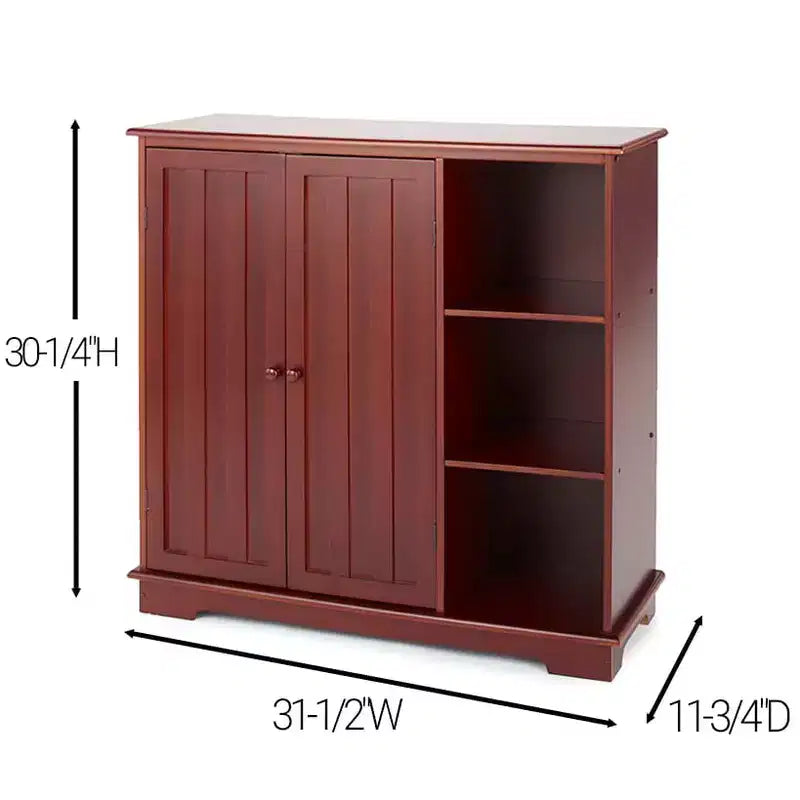 Lakeside Collection Beadboard Buffet Cabinet - Sideboard with Storage