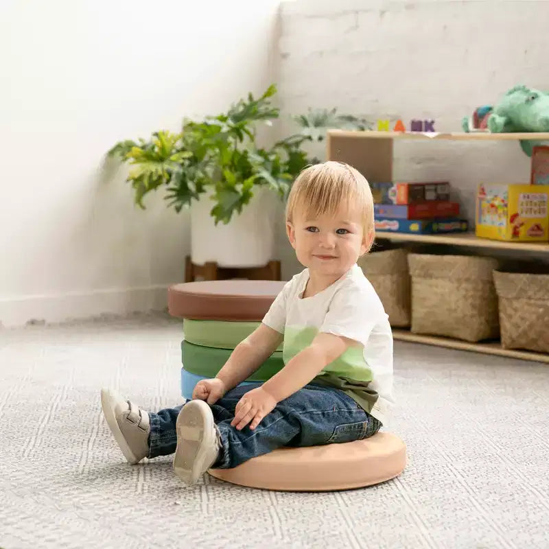 Round Floor Cushion with Handle, 6-Pack