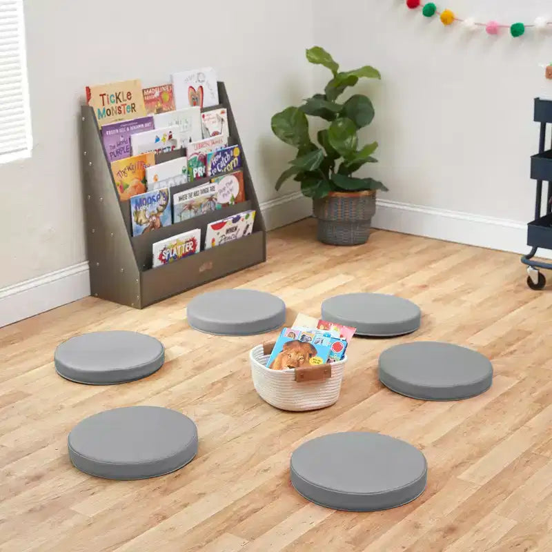 Round Floor Cushion with Handle, 6-Pack