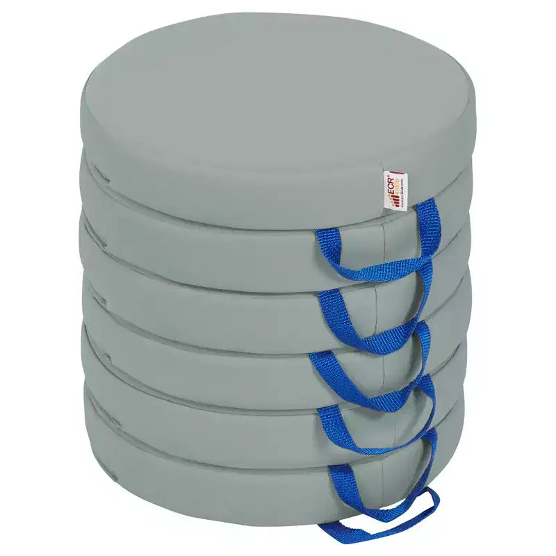 Round Floor Cushion with Handle, 6-Pack