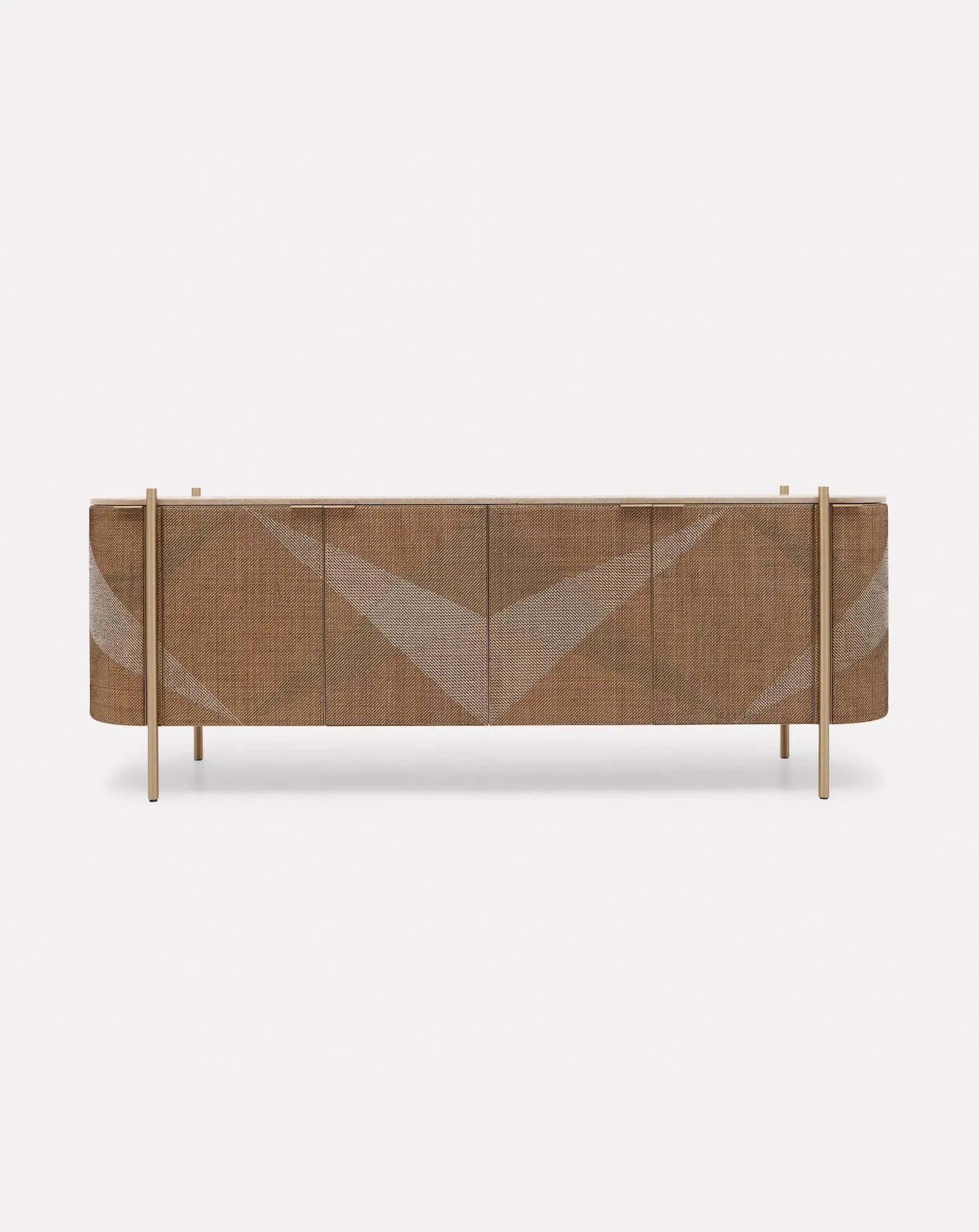 Cane Embroidery Sideboard