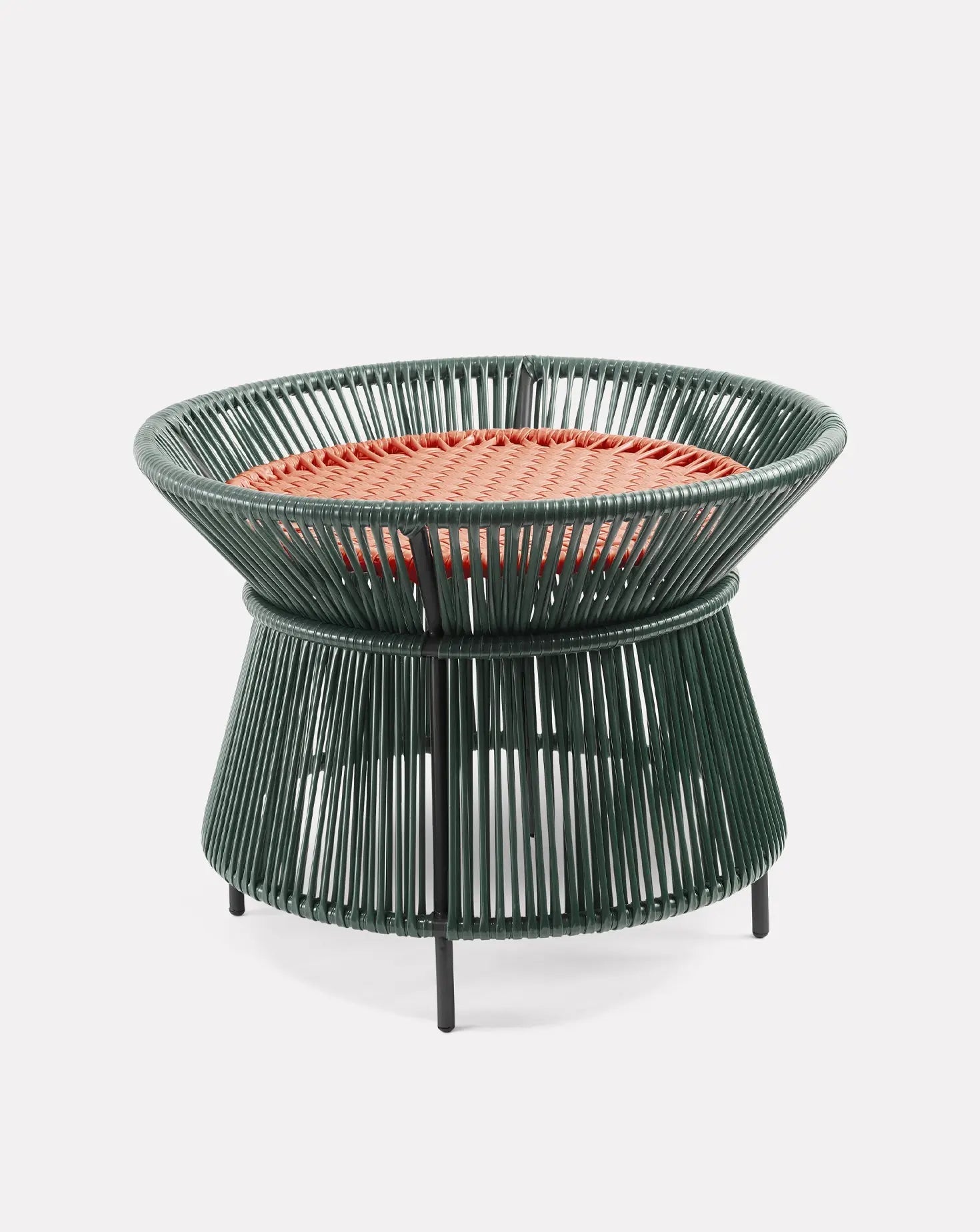 Moss Green Basket Table