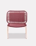 Red Lounge Chair Low