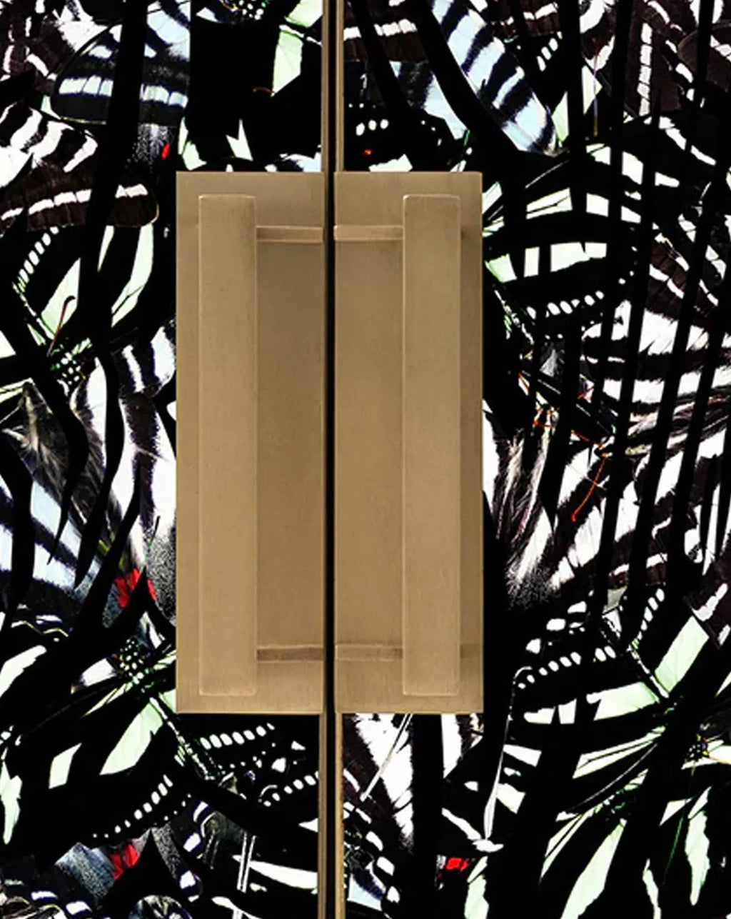 Cordelia Zebra Butterfly Cabinet