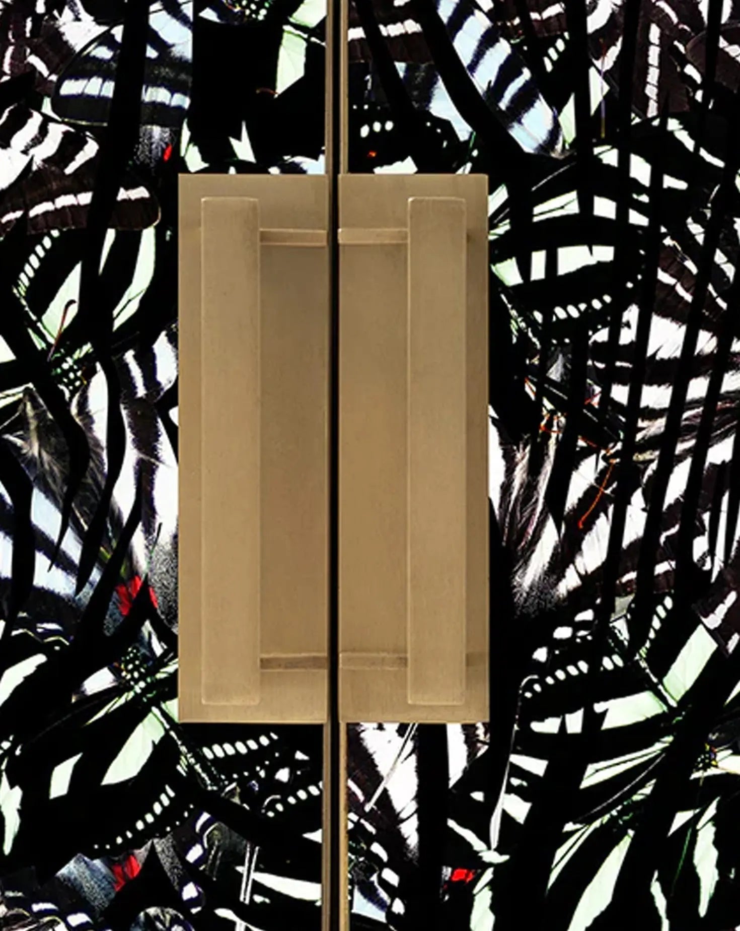 Cordelia Zebra Butterfly Cabinet