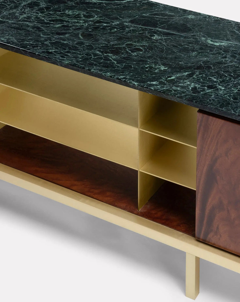 Zuan Mahogany Wood Living Cabinet