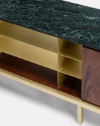 Zuan Mahogany Wood Living Cabinet