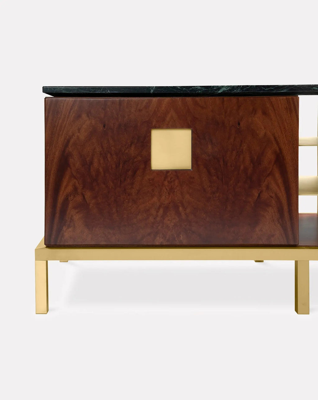Zuan Mahogany Wood Living Cabinet