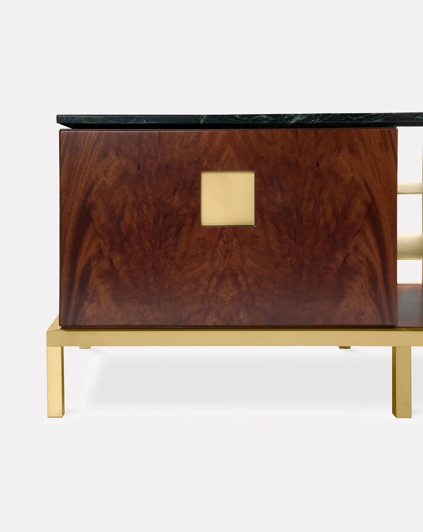 Zuan Mahogany Wood Living Cabinet