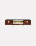 Zuan Mahogany Wood Living Cabinet