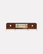 Zuan Mahogany Wood Living Cabinet