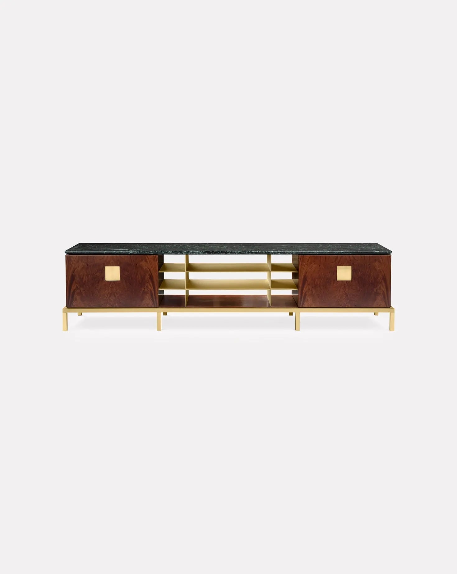 Zuan Mahogany Wood Living Cabinet