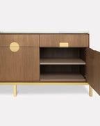 Zuan Oak Wood Dining Cabinet