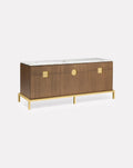 Zuan Oak Wood Dining Cabinet