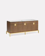 Zuan Oak Wood Dining Cabinet