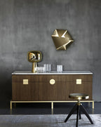 Zuan Oak Wood Dining Cabinet
