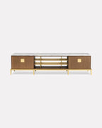 Zuan Oak Wood Living Cabinet
