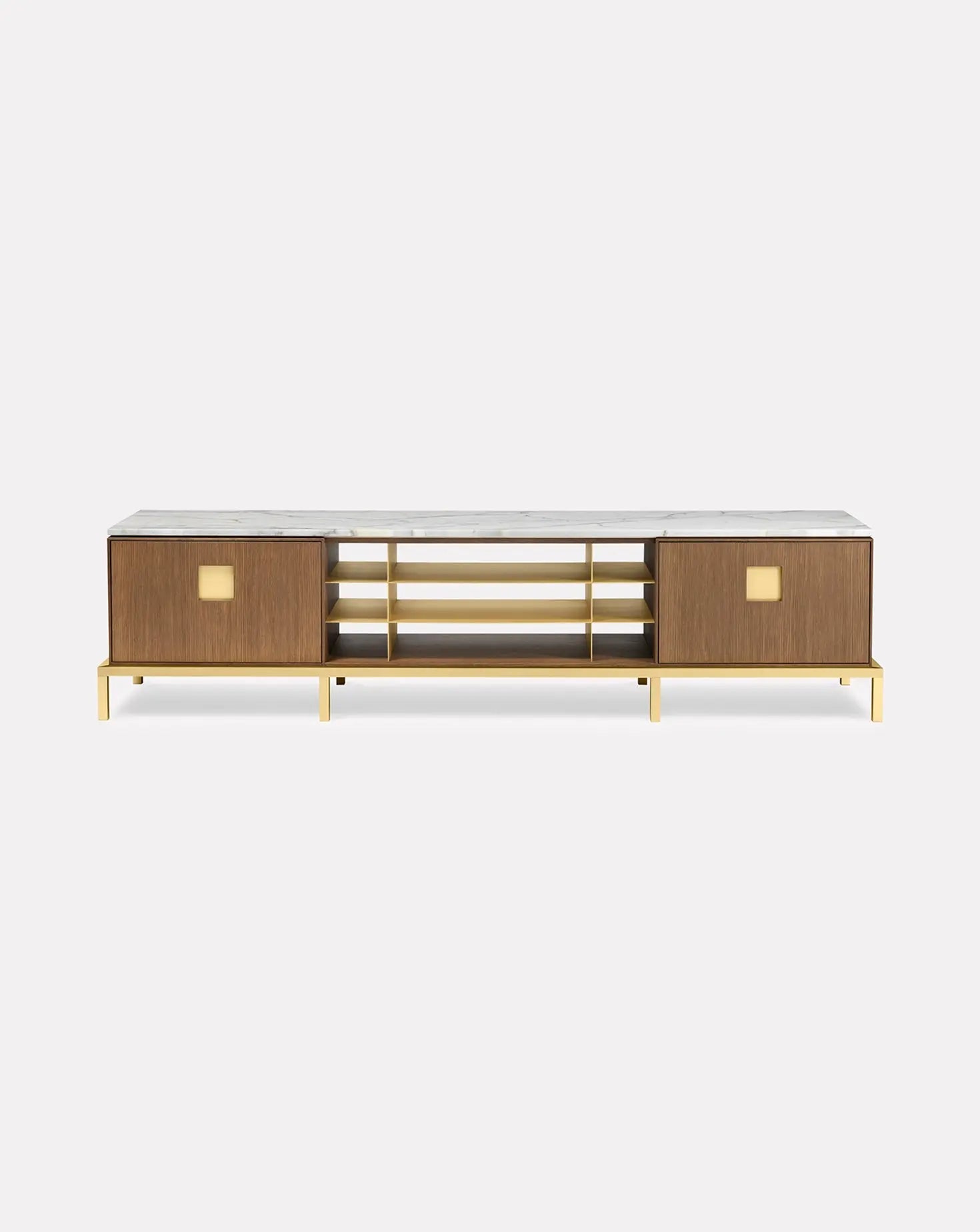 Zuan Oak Wood Living Cabinet