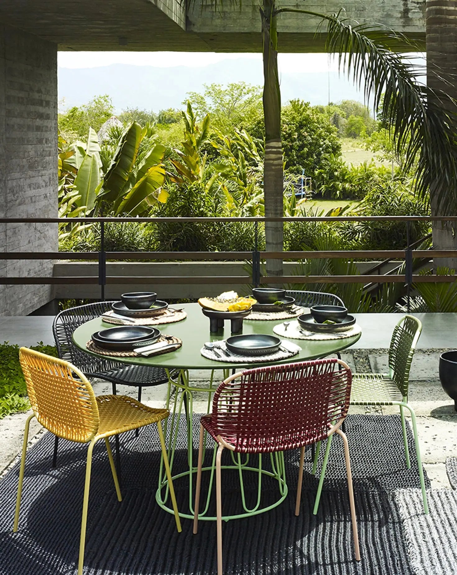 Pastel Green Dining Table
