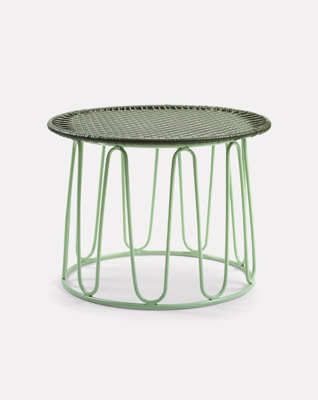 Olive Green Side Table